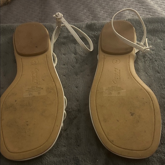 White Strappy Sandals circus, New York, Sam Edelman 8 - Picture 2 of 4